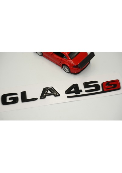 GLA 45S Bagaj Parlak Siyah ABS 3M 3D Yazı Logo