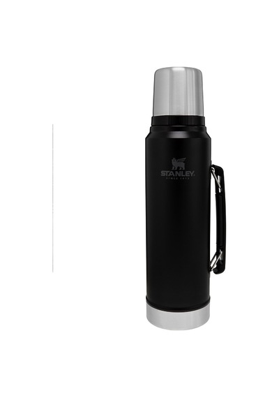 Stanley Classic 1 L Vakumlu Çelik Termos 10-08266-002 Siyah