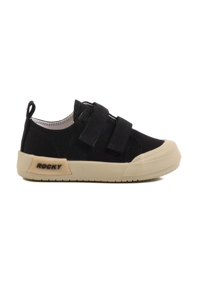 Siyah Cırtlı Unisex Çocuk Spor Ayakkabı 545 P Siyah