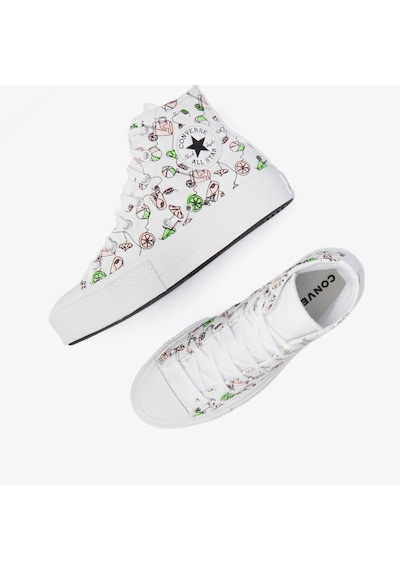 Converse Chuck Taylor All Star Lift Pink Lemonade Unisex Beyaz Platform Sneaker