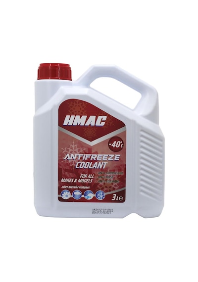 H-Mac Kırmızı Antifriz -40 Derece 3 Lt