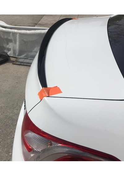 Peugeot 301 Spoiler Bagaj Üstü Çıta. Parlak Siyah