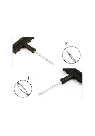 Zhltools 6 Parça Motorsiklet Bisiklet Lastik Tamir Kiti