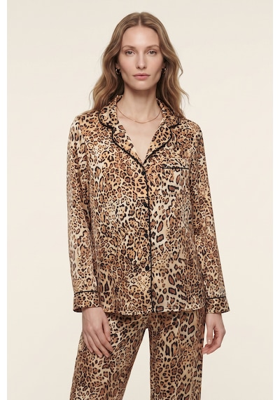Amour Lepia Uzun Saten Pijama Takımı