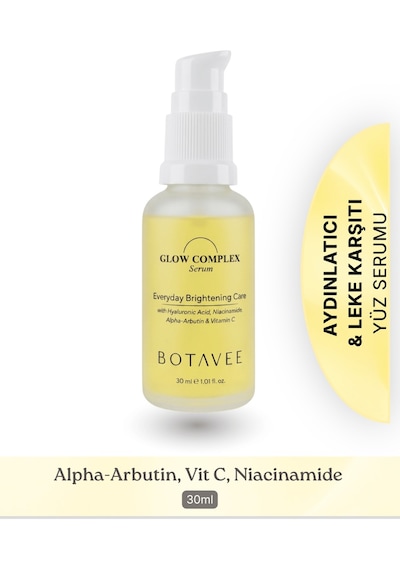 Botavee Aydınlatıcı Yüz Serumu - Alpha Arbutin, Niacinamide, C Vitamini Leke Karşıtı Bakım Ve Ton Eşitleyici Serum - 30 Ml