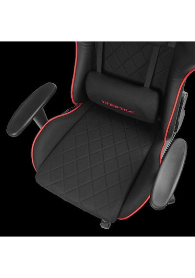 Rampage Kl-r16 Drape Üst Seviye Terletmez Kumaş Siyah Gaming Oyuncu Koltuğu