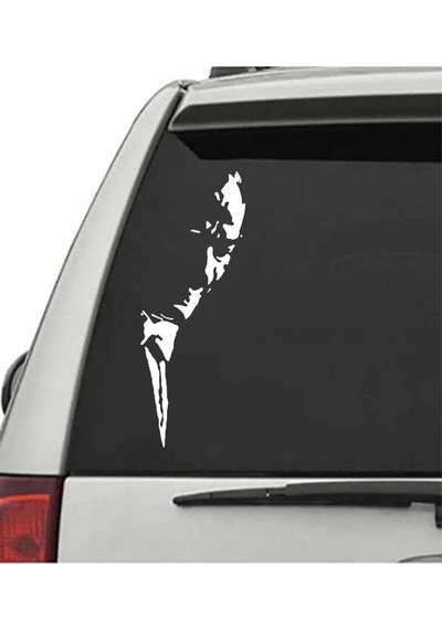 Ulu Önder Atatürk Araç, Araba, Oto, Motorsiklet, Kask, Laptop, Cam Sticker 23x9 Cm
