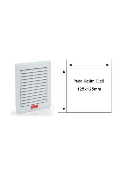 Çetinkaya V02.160.003 ,150x150mm Fan Filtre/menfez