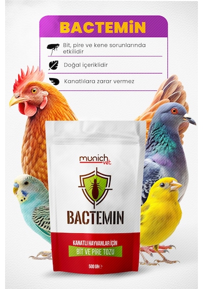 Bactemin Kanatlı Hayvan Bit Pire Tozu 500 Gr