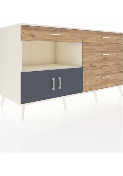 Kronos Konsol Tek Raflı 4 Çekmeceli 2 Kapaklı 176x59x99 Aytaşı-an Aytaşı-antrasit/çam Kronos Konsol Tek Raflı 4 Çekmeceli 2 Kapaklı 176x59x99 Aytaşı-an Aytaşı-antrasit/çam
