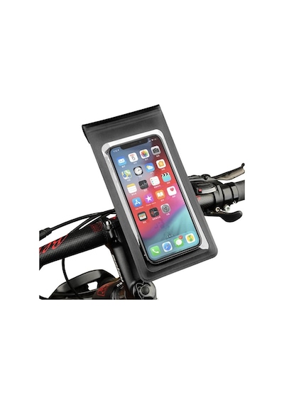 Ally F1-c Su Geçirmez Bisiklet Gidon Telefon Tutucu- 5775 Siyah