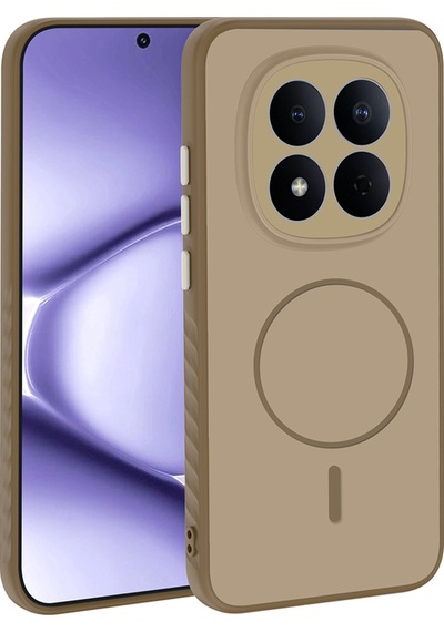 Redmi Note 15 Pro 5g İçin Uyumlu M-safe Şarj Özellikli Elde Kaymaz Soft Renkli Kılıf