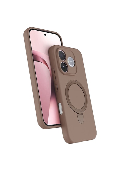 Newface - 574 - Huawei Honor 600 Lite Regal Magsafe Standlı Kapak - - Spt-gld - Çöl Titanyum