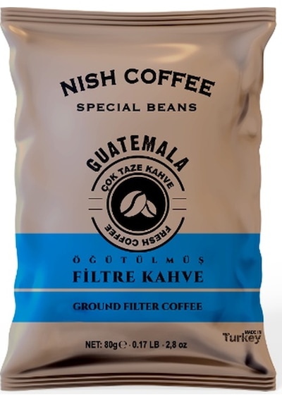 Nish Filtre Kahve Brazil Kolombiya Guatemala Etiyopya 4 x 80 G