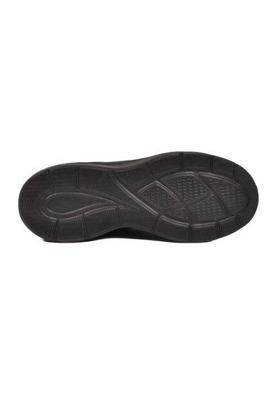 Walkway Siyah Fileli Hafif Esnek Bağcıklı Erkek Spor Ayakkabı Pete M