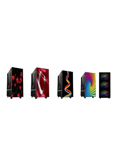Bitges RGB LED Ekranlı 600W 80+ Oyuncu Bilgisayar Kasası