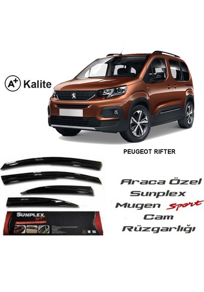 Peugeot Rifter Cam Rüzgarlığı Mugen Tip Sunplex 2019 Sonrası