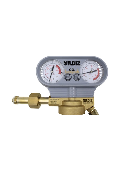 Yıldız 5351s 0-10 Bar Co2 Karbondioksit Basınç Düşürücü Saat