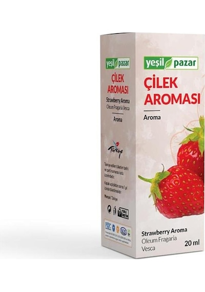 Yeşil Pazar Çilek Aroması 20 ML