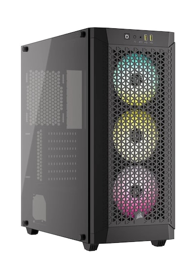 Corsair 480t Rgb Airflow Temperli Cam Midtower, Siyah Cc-9011272-ww