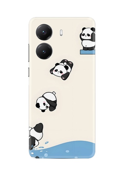 Xiaomi Poco X7 Pro Kılıf Limited Resimli Suya Düşen Panda 230