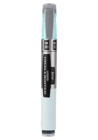Liquid Highlighter Sıvı Mürekkepli Fosforlu Kalem Pastel Mavi Mavi
