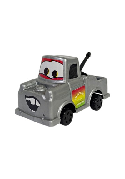 Cars Şimşek Mcqueen 5'li Sürtmeli Araba Seti Mater İtfaiye Karışık