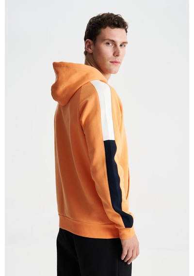 AR-MA Arma Erkek Regular Fit Baskılı Reglan Kollu Kanguru Cepli Kapüşonlu Sweatshirt 001