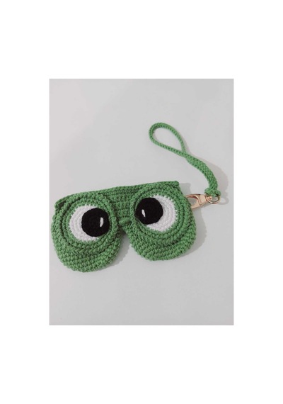 Amigurumi Çağla Temalı Tasarım Gözlük Kılıfı