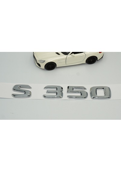 Mercedes Benz S350 Bagaj Krom Abs 3M 3D Yazı Logo