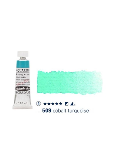 Schmincke Horadam Aquarell Tube 15Ml Seri 4 Cobalt Turquoise 509