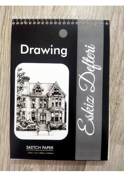 Çizim Defteri Sketch Book A/5, Eskiz Defteri 14.8 X 21