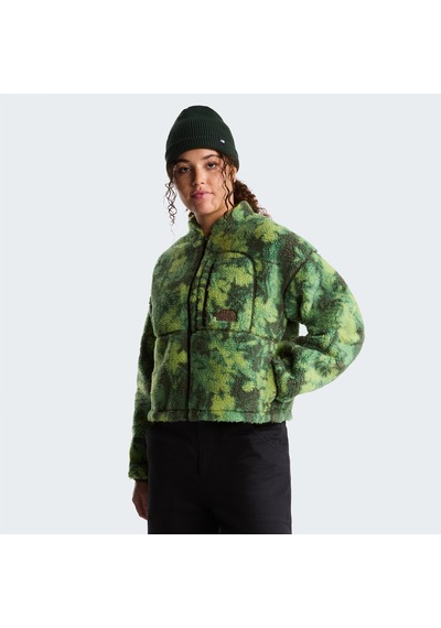 The North Face W Extreme Pıle 2 Fz Jacket -prınt Kadın Ceket Nf0a8kr0t2z1 Yeşil