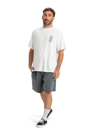 Quiksilver Gh Qs Sunrise Bowl Erkek Beyaz Günlük Stil T-shirt Eqyzt08022-wbk0