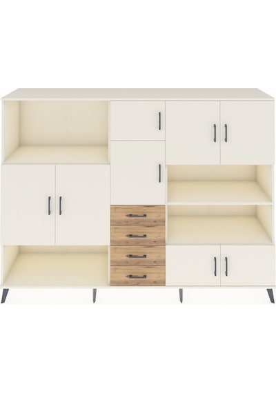 Hyperion Dolap 9 Raflı 4 Çekmeceli 8 Kapaklı 220x44x163 Aytaşı-ay Aytaşı-aytaşı/çam Hyperion Dolap 9 Raflı 4 Çekmeceli 8 Kapaklı 220x44x163 Aytaşı-ay Aytaşı-aytaşı/çam