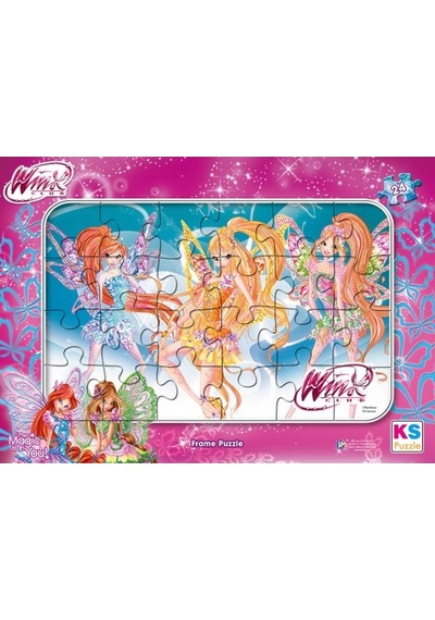 Ks Games Winx Frame Puzzle 24