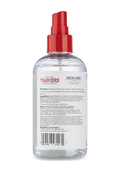 Thayers Cadı Fındığı ve Salatalık Özlü Yüz Spreyi 237 ML