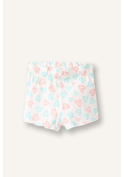 Defacto Baskılı 2li Ecru Pijama Takımı Kız Bebek H9309a526smer233 Ekru-er233