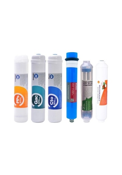 Sulook Kapalı Kasa Su Arıtma Cihazı 6 Lı Inline Filtresi Seti 6 Aşamalı Lg & Kuno Membran