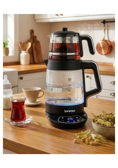Lorenzo Crystal Pro 4 İn 1 Çay Makinesi - Lrz-1106