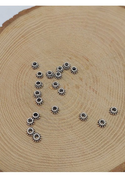 925 Ayar Gümüş Boncuk Ara Malzeme 3.5 5.5mm/3 Adet 56076
