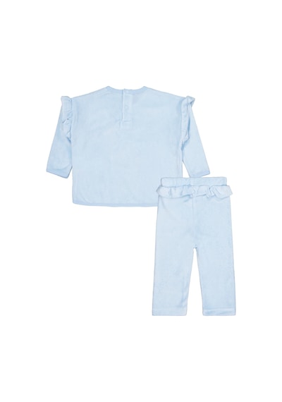 Civil Baby Balerin Nakışlı 6-18 Ay Takım - Mavi Açık Mavi