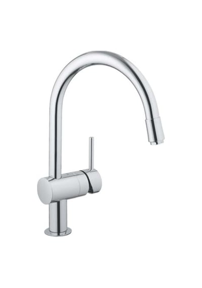 Grohe Eviye Bataryası Spiralli Tek Akışlı Minta Krom - 32918000