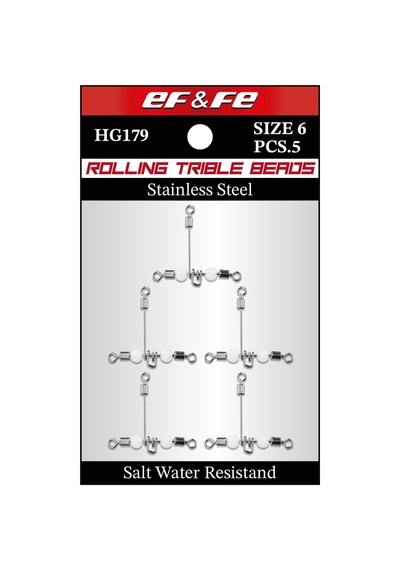 Effe Fırdöndü Rolling Triple Beads No : 6