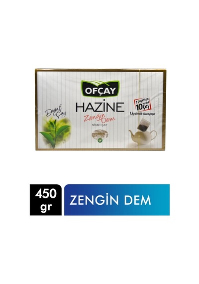Ofçay Hazine Zengin Dem Demlik Süzen Poşet Siyah Çay 30'lu Paket 24'li Paket