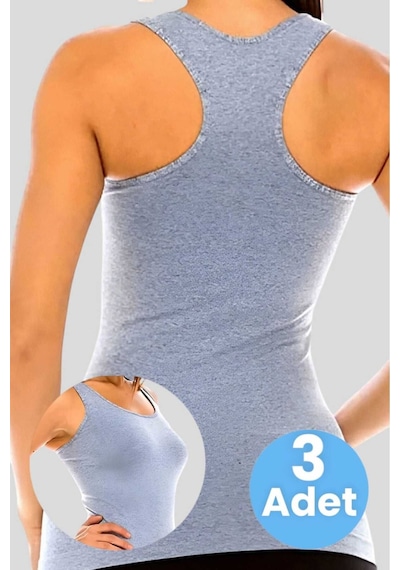 Uniquetrenders Kadın Sporcu Atlet Fitness Atlet Pilates Atlet Yoga Atlet 3'lü Set Gri