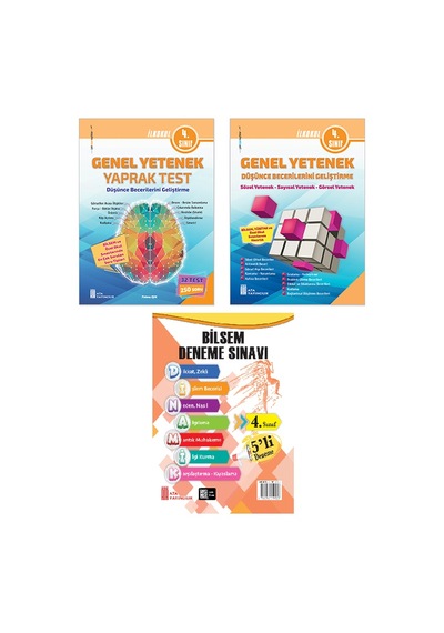 Ata 4. Sınıf Bilsem Sınavlarına Hazırlık Kitabı+5 Li Deneme Sınavı
