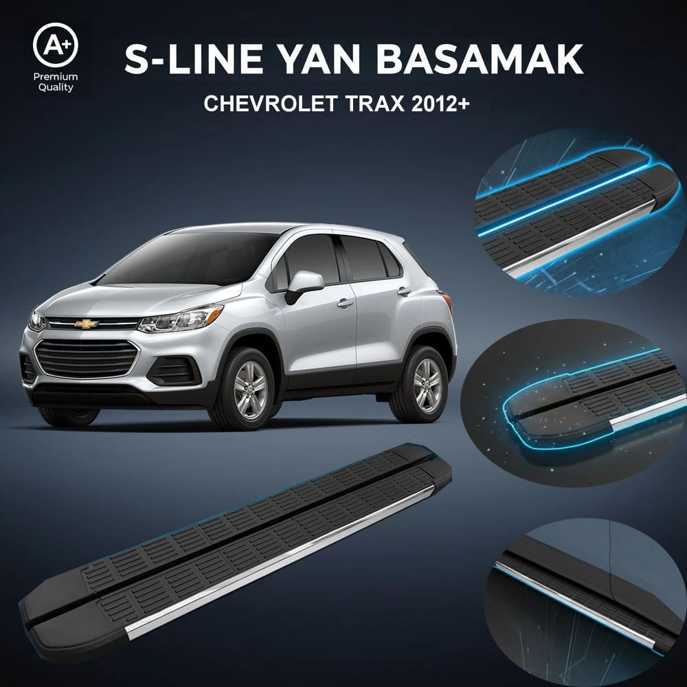 Chevrolet Trax S-line Premium Krom Yan Basamak 2012 Sonrası