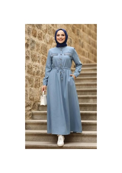 Hb Harma Time Butik Kadın Taş İşlemeli Düğmeli Açık Mavi Kot Elbise Açık Mavi Açık Mavi Hb Harma Time Butik Kadın Taş İşlemeli Düğmeli Açık Mavi Kot Elbise Açık Mavi Açık Mavi
