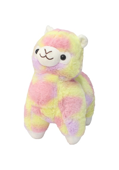 Lama Peluş Oyuncak 35 Cm Sarı-Pembe